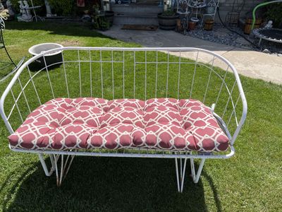 Homecrest vintage patio glider