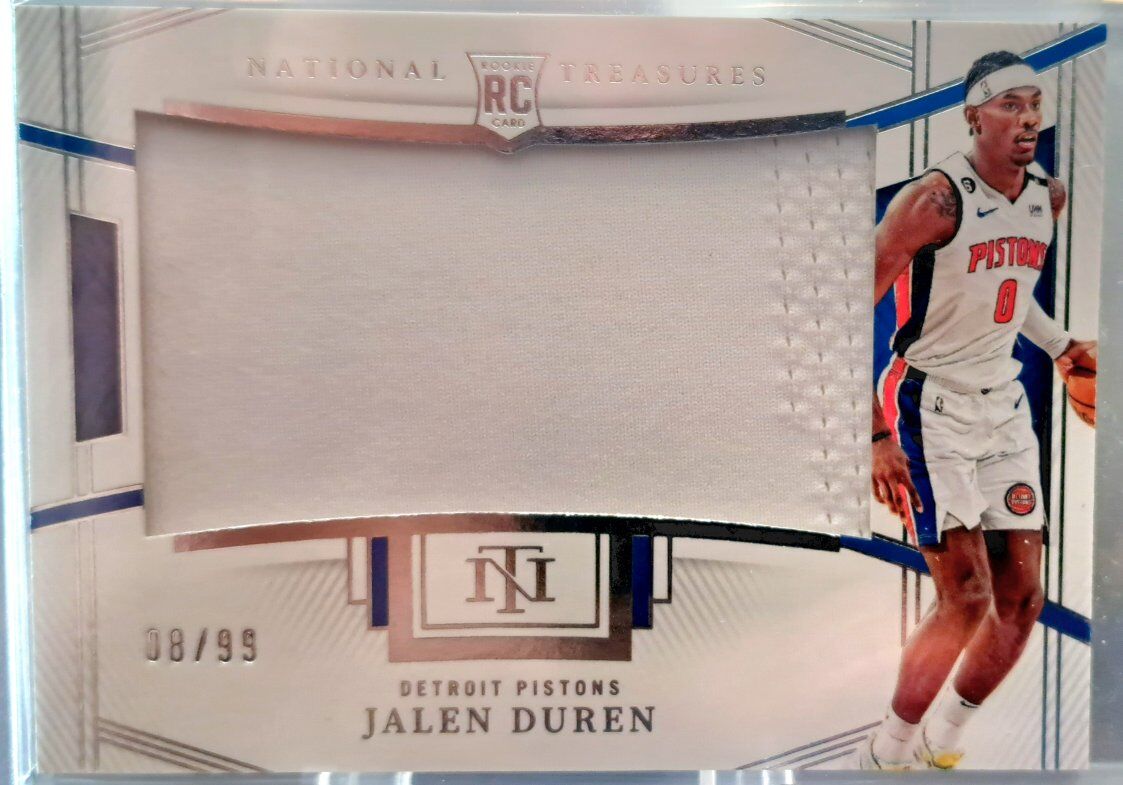 Jalen Duren RC Jersey Jumbo Patch #'d /99 NBA