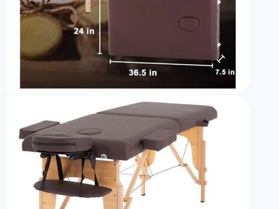 Massage/esthetics bed