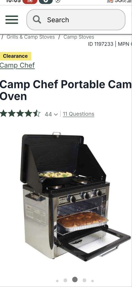 CAMP CHEF Portable Oven/Stove.