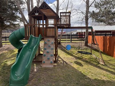 Outdoor Playset With 2 Slides - one Year Old