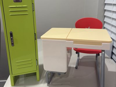 American Girl Doll School Desk and Locker Set. Retired and in excellent used condition.