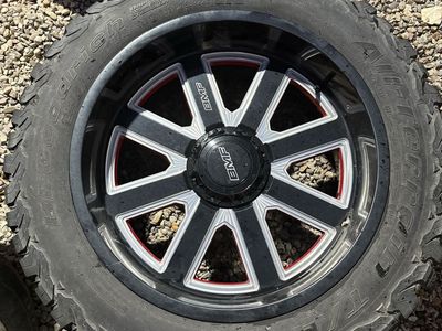 22" BMF Hustle-R Wheels 6x135 Ford F150 Rims 35" BFG Tires