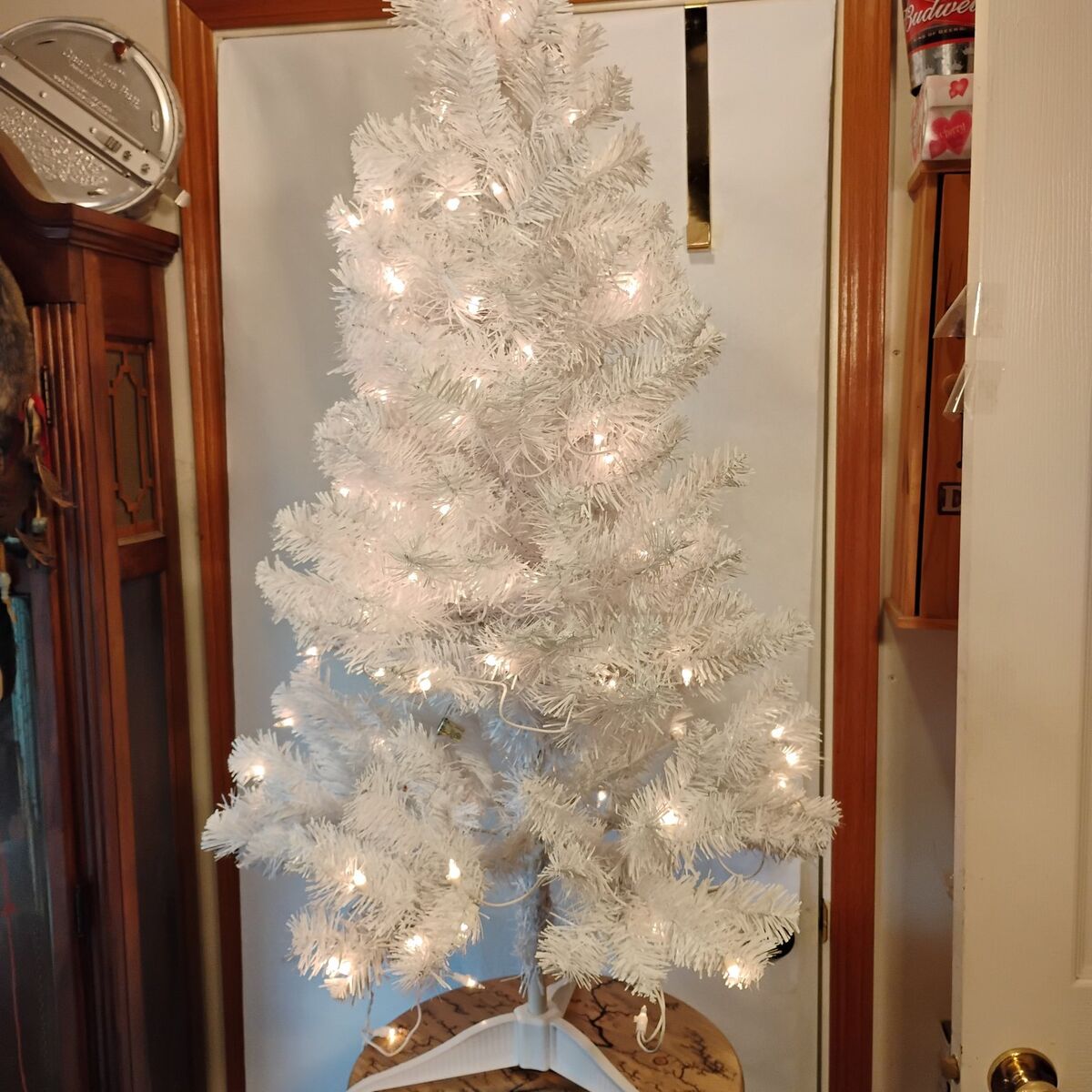 Holiday Time 4ft. Pre-Lit White Christmas Tree