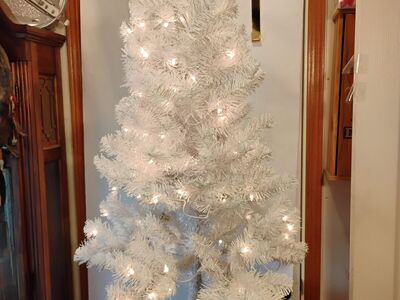 Holiday Time 4ft. Pre-Lit White Christmas Tree