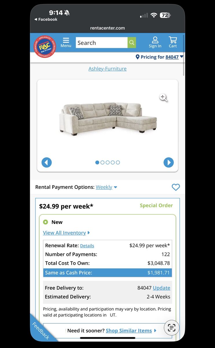 Elegant l shaped sectional sofa