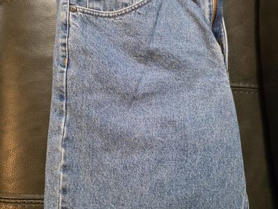 Carhartt Blue Jeans Men's 36x30 Regular Fit Denim Workwear Pants