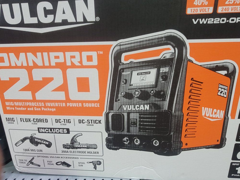 Vulcan 220 MIG/Multiprocess Welder
