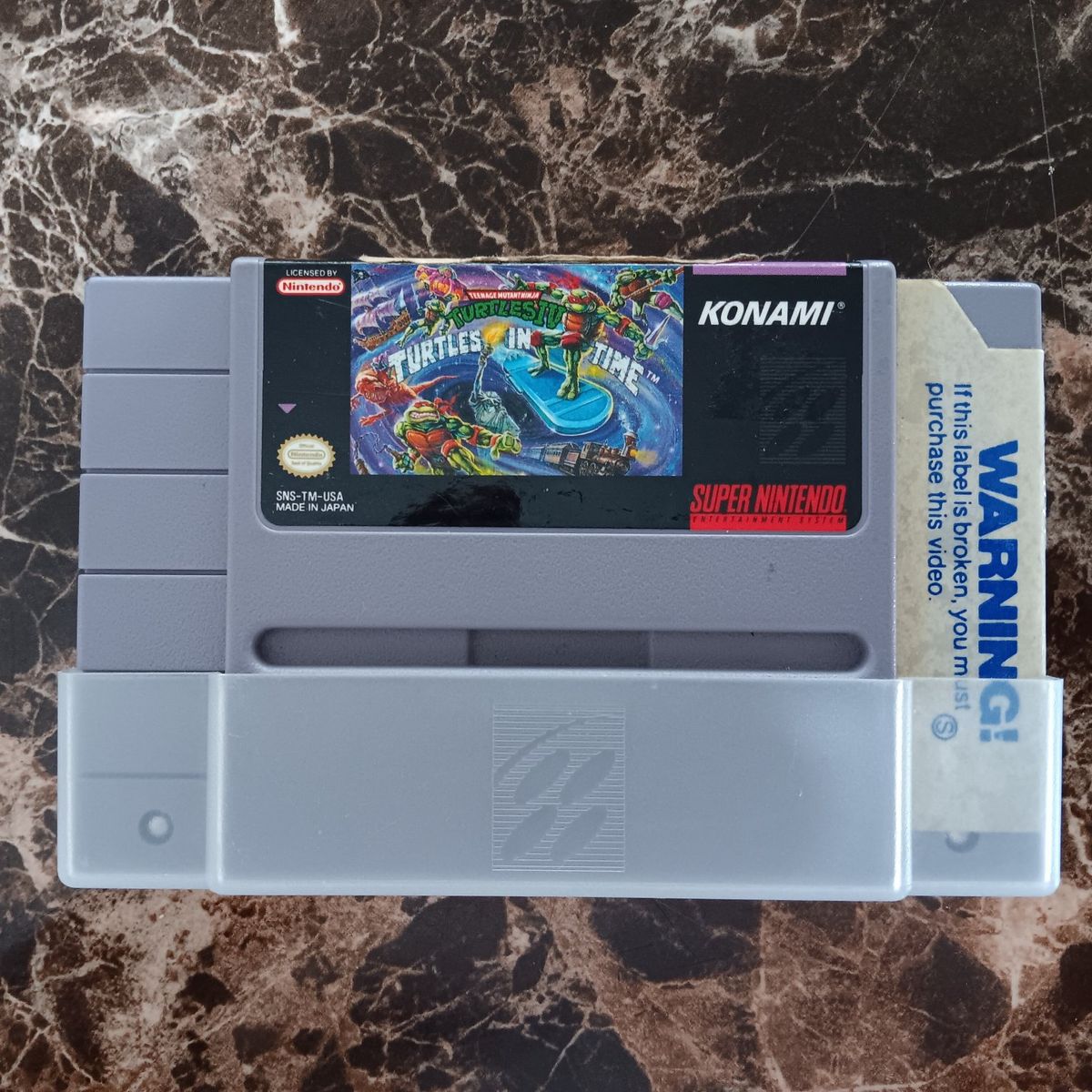 Teenage Mutant Ninja Turtles IV Turtles in Time SN