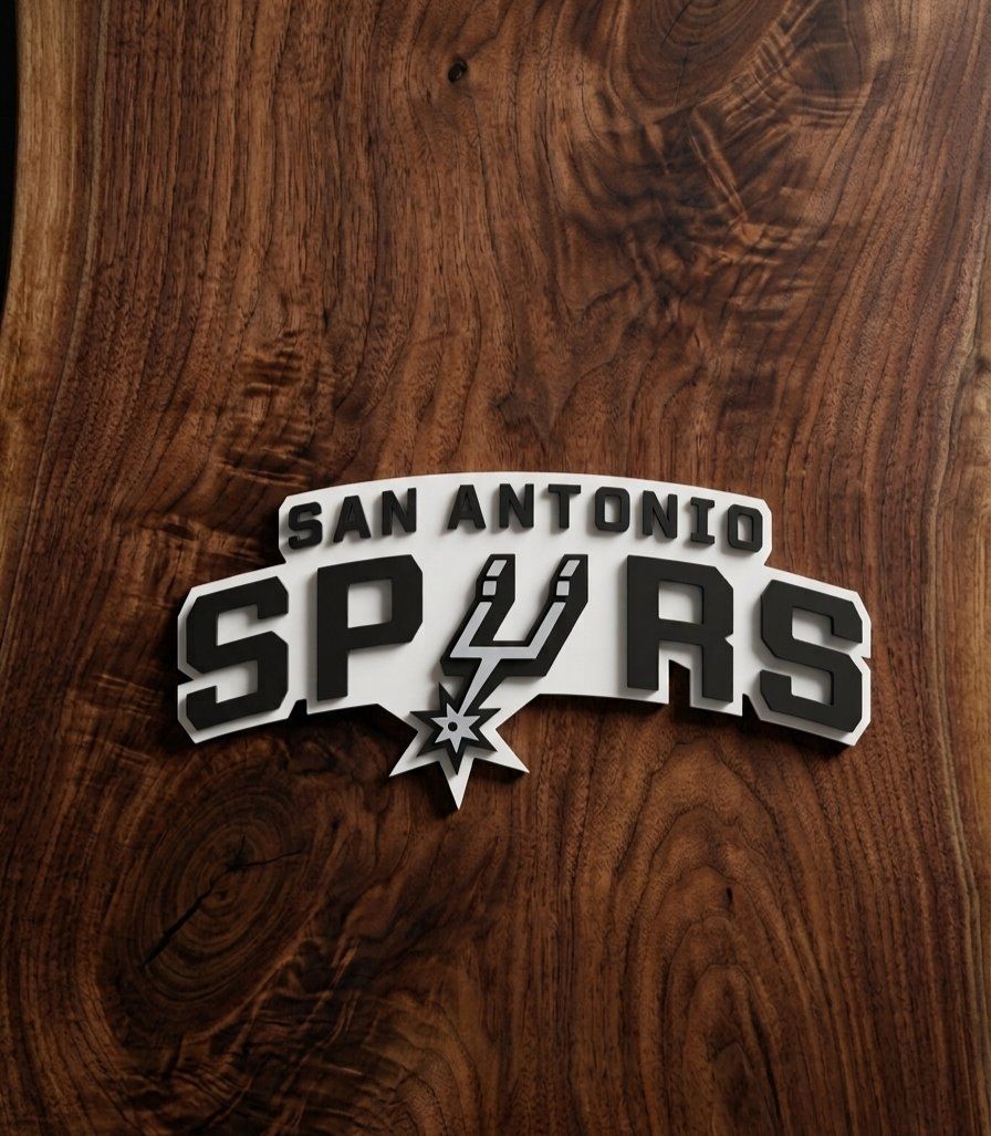 San Antonio Spurs 3D Sign Wall Decor