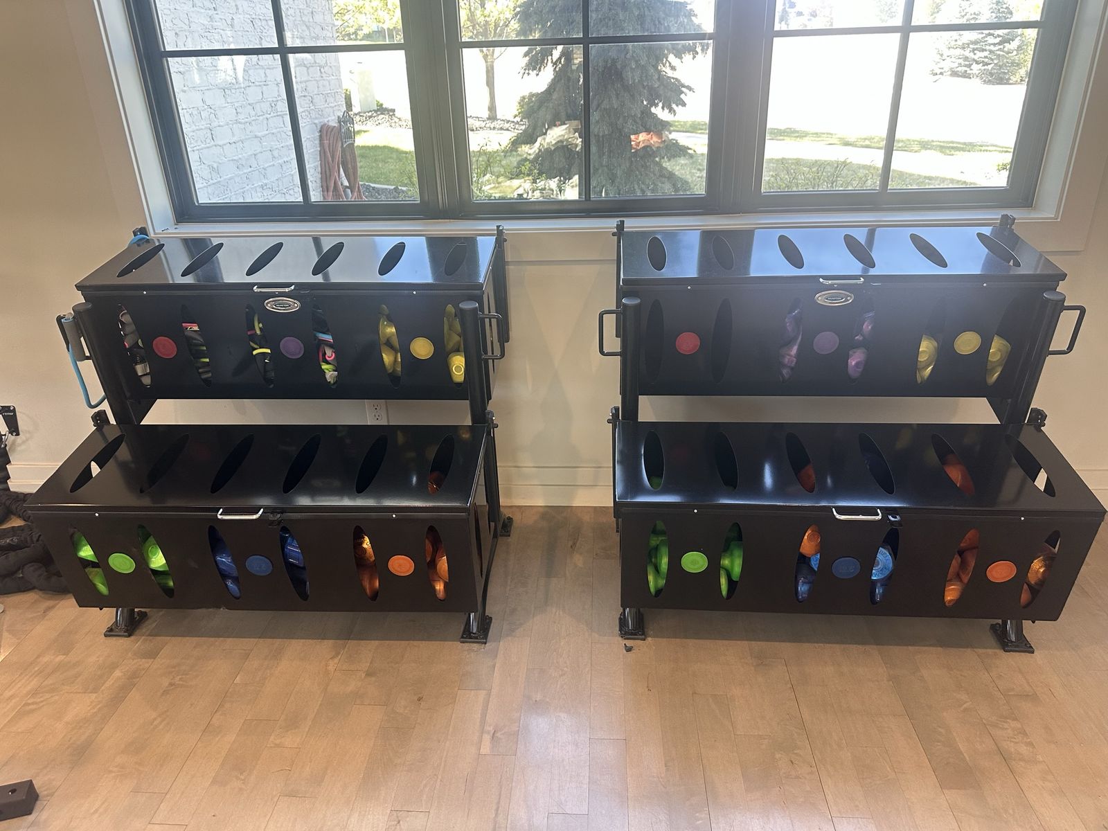 Gym Equipment Dumbbells, Matts, Steps, Bars