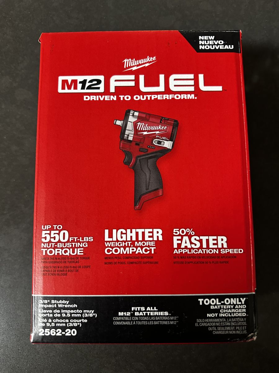 Milwaukee Stubby 3/8"