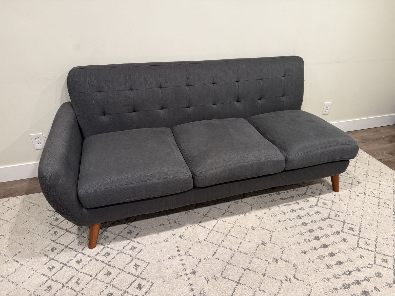 Fabric Couch (Blue Gray)