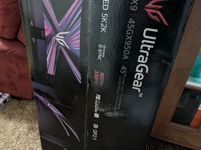 LG UltraGear 45GX950A 45" OLED 5K2K 165Hz 0.03ms G-Sync Curved Gaming Monitor