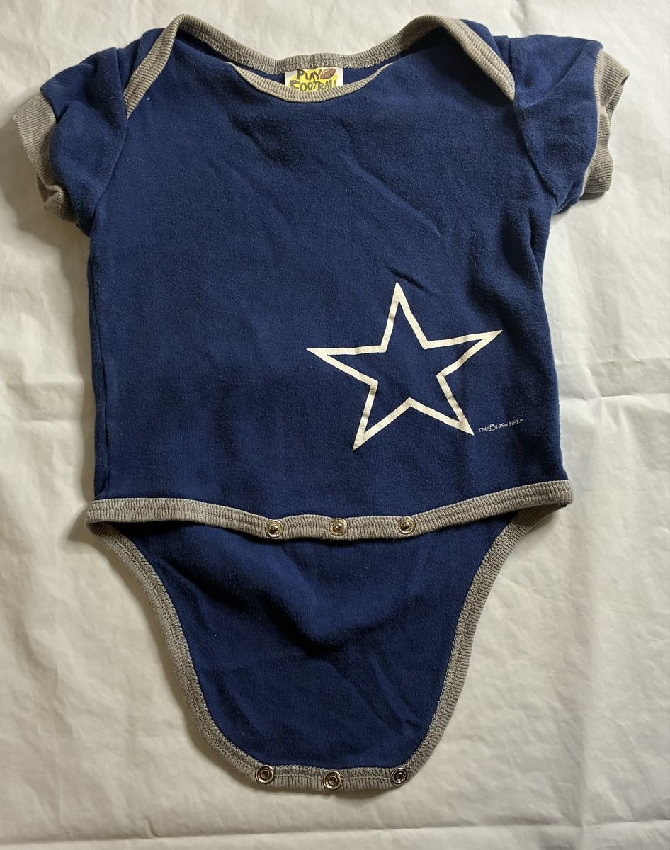 Vintage 1996 Dallas Cowboys NFL Baby Bodysuit – 3/6M – Kid Athlete