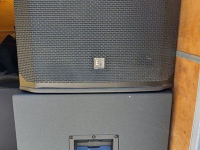 Pair of Electro-Voice EKX-15S Single 15" Subwoofer Passive Loudspeakers