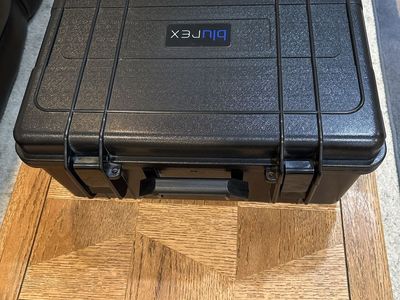 BluRex Hard Case for DJI Phantom 4 Pro Drone - Black, Foam Insert