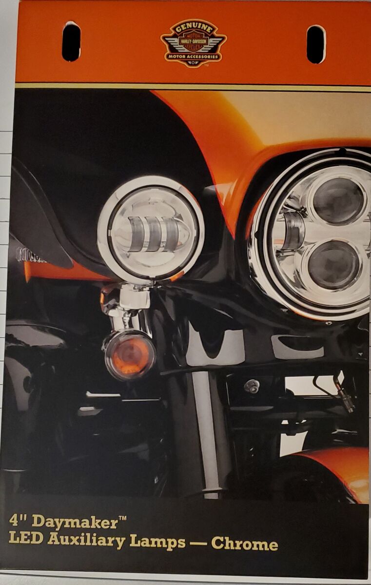 Harley-Davidson 4" Day Maker Auxiliary Lamps.