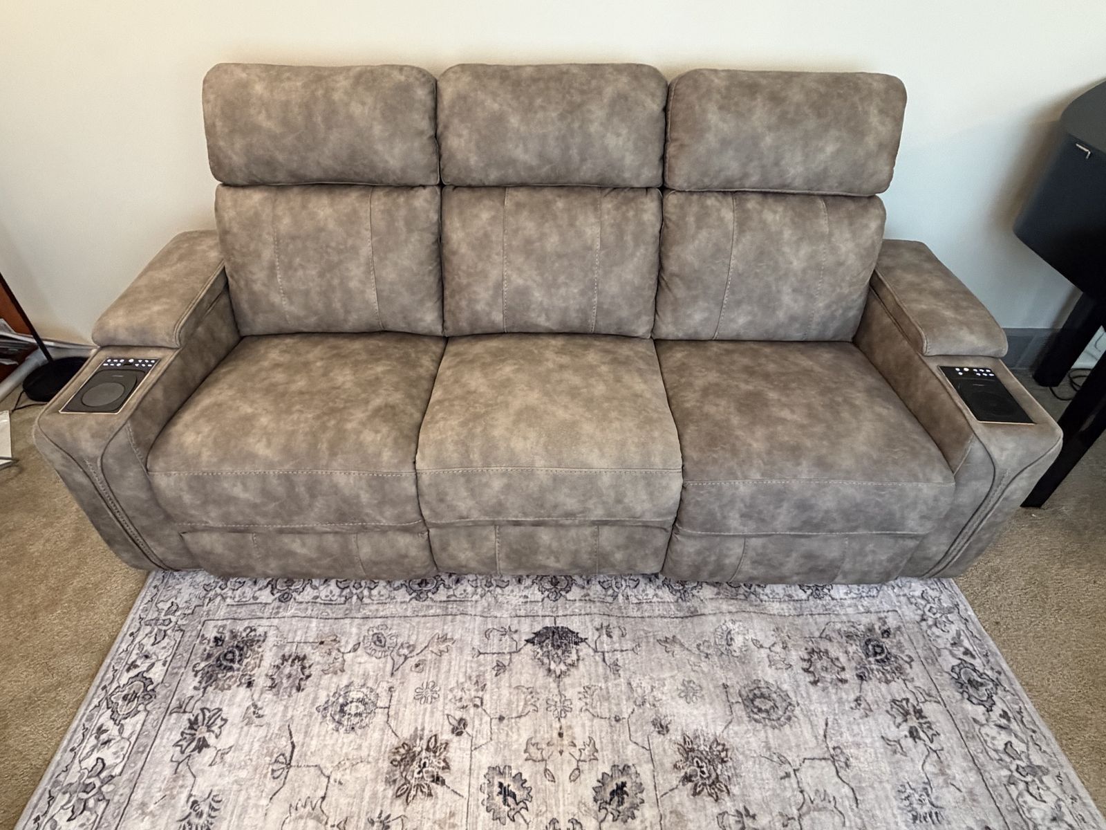 Electric reclining couch+Loveseat