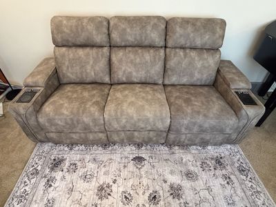 Electric reclining couch+Loveseat