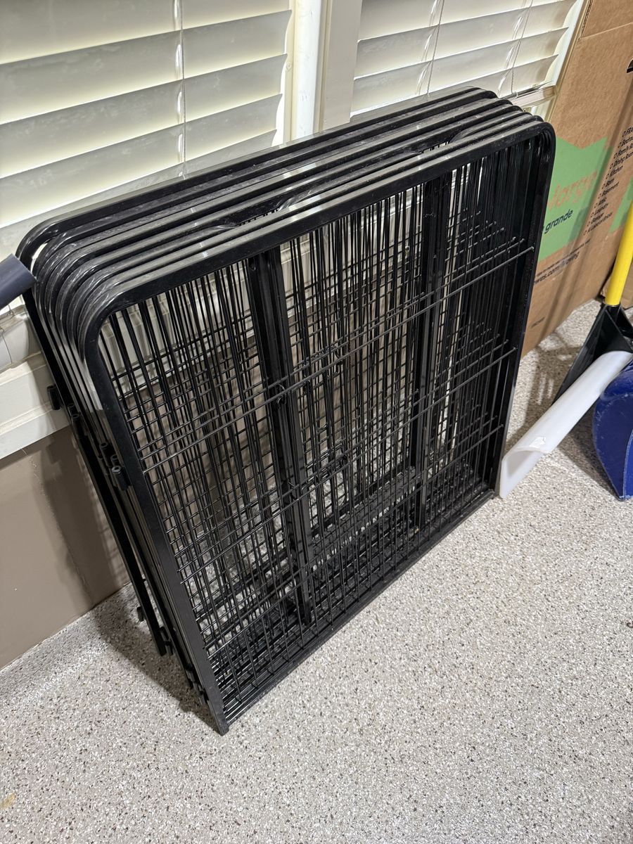 Barely Used Heavy-Duty Dog Playpen / Kennel – Indoor & Outdoor