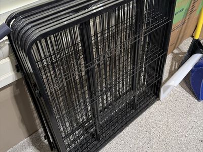 Barely Used Heavy-Duty Dog Playpen / Kennel – Indoor & Outdoor
