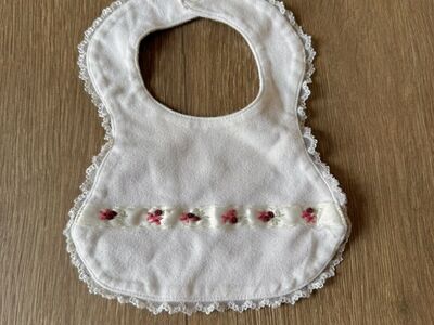 Vintage Gymboree Baby Floral Bud Bib