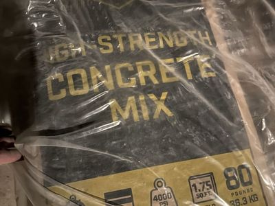 FREE!!! 10 bags of Sakrete High Strength Concrete Mix - 80 lb Bags