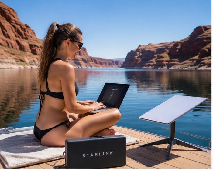 Starlink mini satellite internet rental -perfect for Powell, camping or Rv