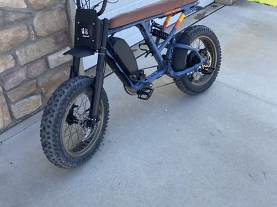 Super73 RX adventure series Electric Bike Blue/Tan - Used, Great Condition