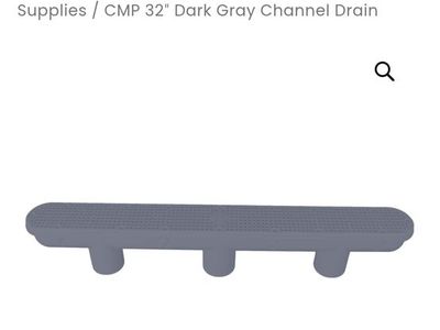 New in Box CMP 32″ Dark Gray Channel Drain