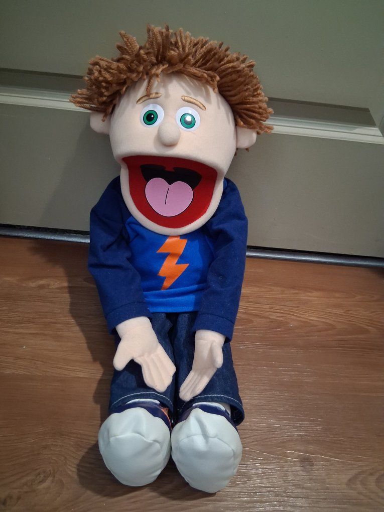 NICE! Tommy, Peach Boy, Hand Puppet, by Silly Puppets