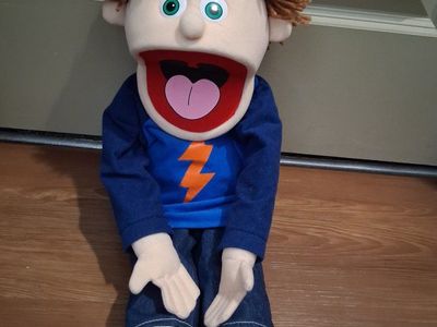 NICE! Tommy, Peach Boy, Hand Puppet, by Silly Puppets