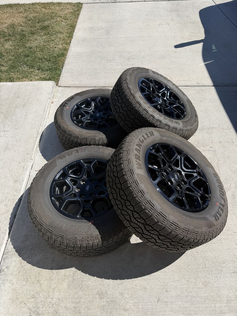 Ford F150 Rims and Tires 275/65R18 Goodyear