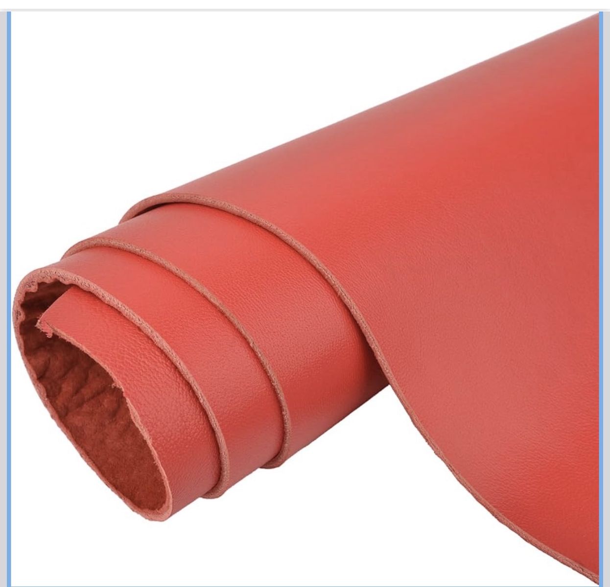 Red Lambs Leather 26”x30” High Quality!