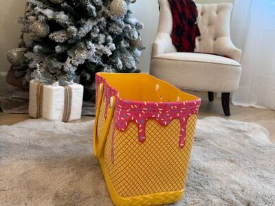 Brand New Ice Cream and Rose Totes/Bags