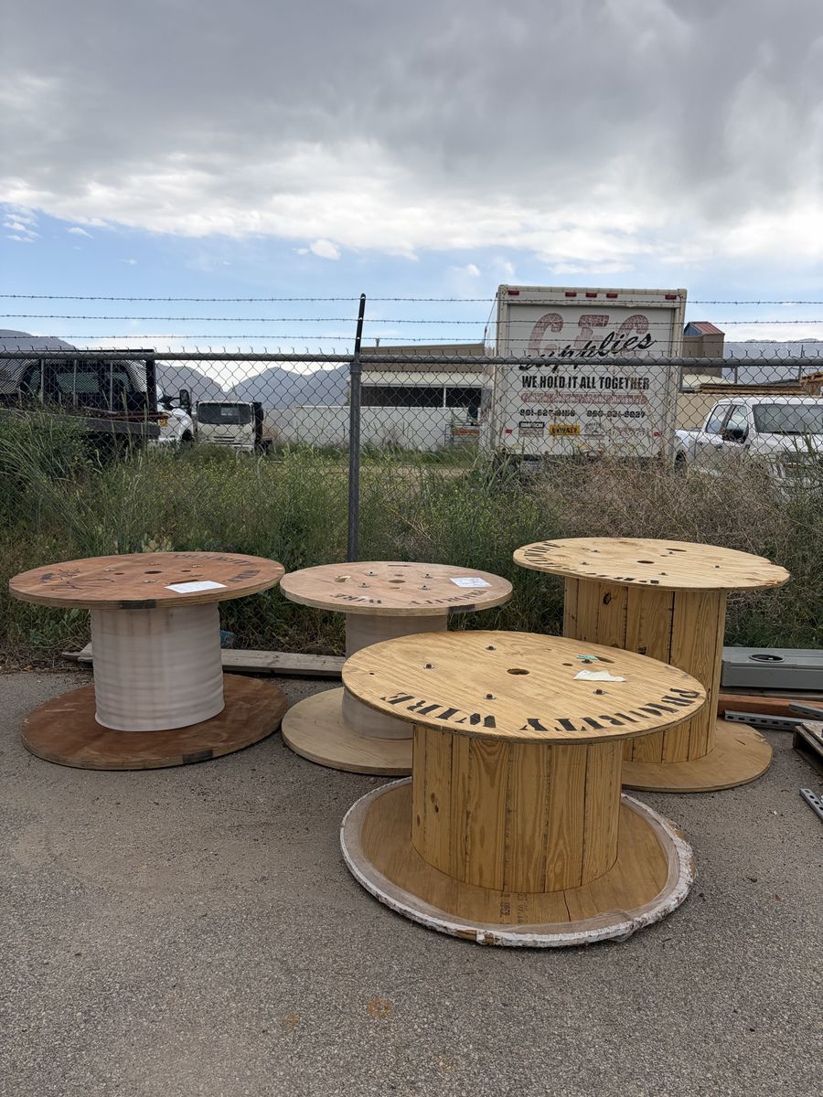 XL Wooden Wire Spools
