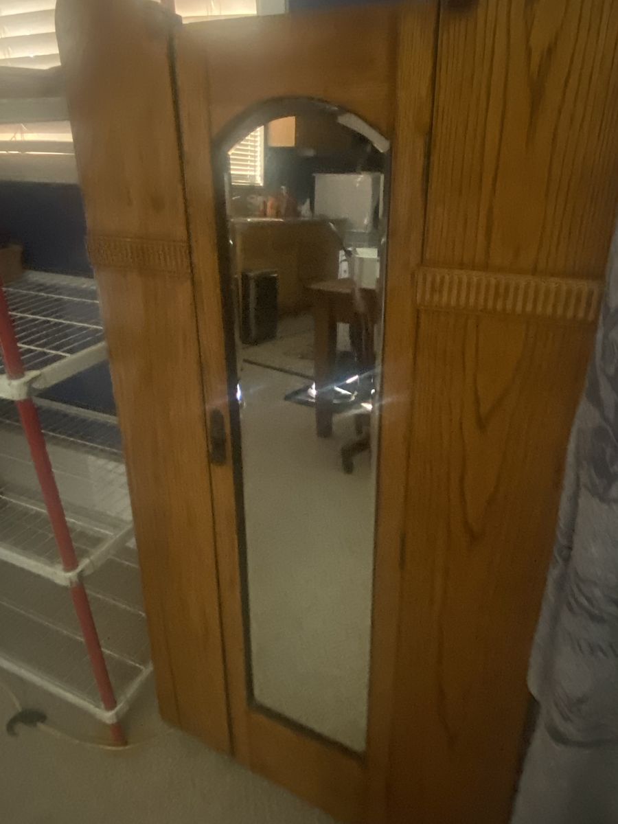RARE 1920's Childs Armoire w/ beveled mirror + More Antiques/collectibles