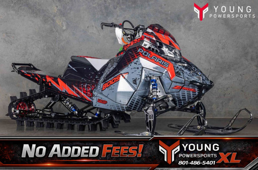 2025 Polaris® Boost PRO RMK 155 Shadow Gray / Gloss Black