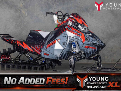 2025 Polaris® Boost PRO RMK 155 Shadow Gray / Gloss Black