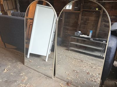 Set of arched mirrors