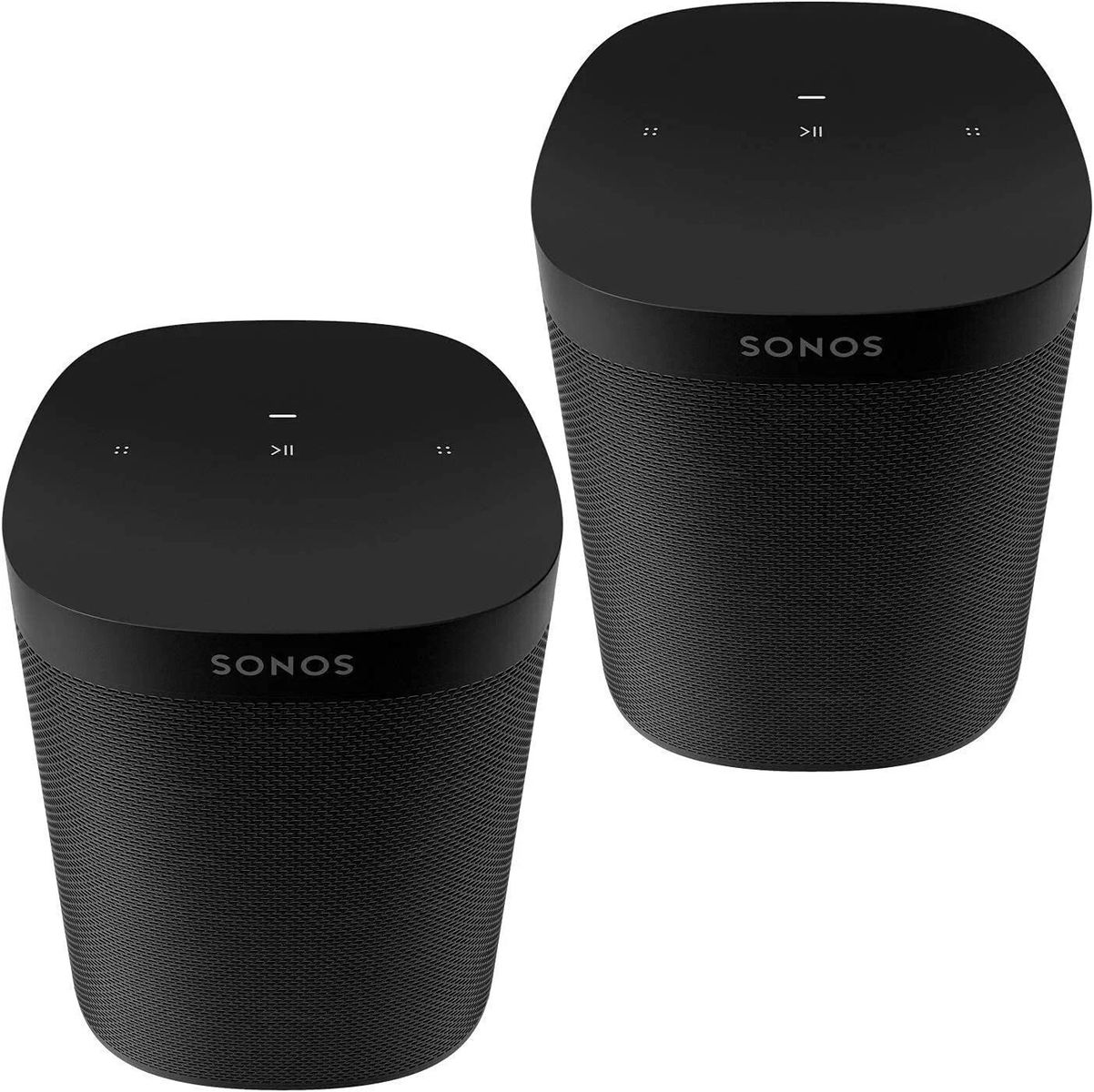 Sonos One SL Shadow Edition 2 Pack Wireless Smart Speaker B20SLUS1SDHB **EXCELLENT CONDITION**