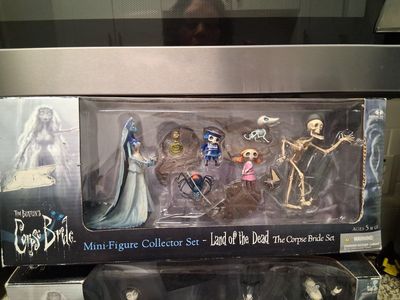 Tim Burton's Corpse Bride Mini-Figure Collector Sets - Land of the Dead, Everglot, Van Dort - NIB