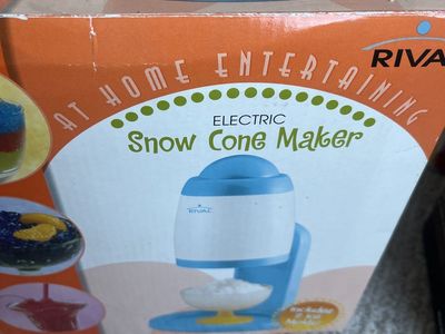 Rival snow cone maker