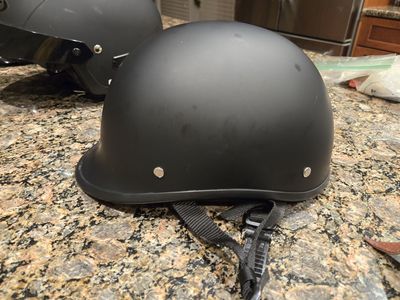 Size XL - LDMET motorcycle half-helmet (beanie helmet) - DOT certified
