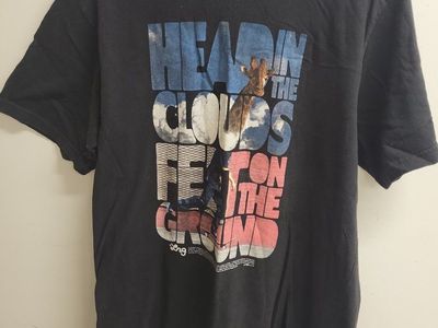 LRG Men's Head in the Clouds Graphic T-Shirt Black Size Large