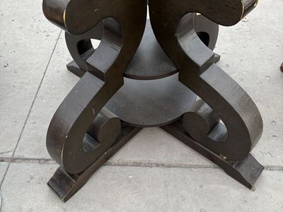 Chunky Wood Table Base