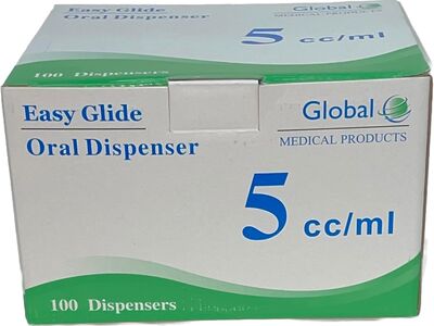 Easy Glide 5ml Oral Syringes, Pets, Dogs, Cats, Sheep, Alpacas, Horses, Animals, Kids, Medicine, Arts, Crafts, Nutrition, Glue