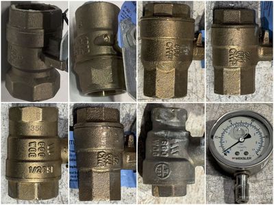 90% off! Lot of NIBCO Threaded Bronze & Brass Valves - Reclaimed - Clean/Great Condition - >$1,225 value