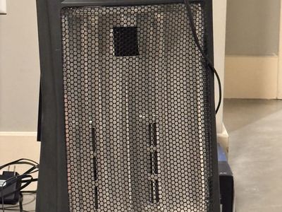 Comfort Zone CZQTH007BK Quartz Radiant Tower Heater - Black, Thermostat Control, 1500W